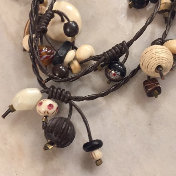 CHICO'S Corded Earth Toned Necklace - Picture 2 of 5